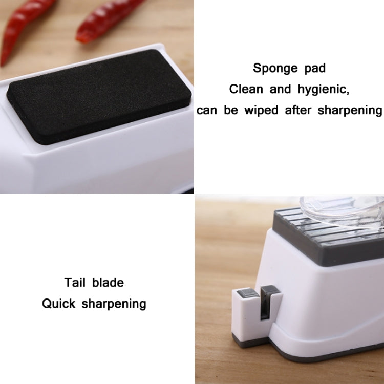 Affilacoltelli elettrico a doppia faccia da cucina JJ-1, USB Plug, CN Plug