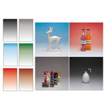 54 x 83 cm Gradient Morandi Pellicola bifacciale Puntelli per foto Carta di sfondo, Red / Gold Brown, Blue /Green, Deep Gray / Light Gray