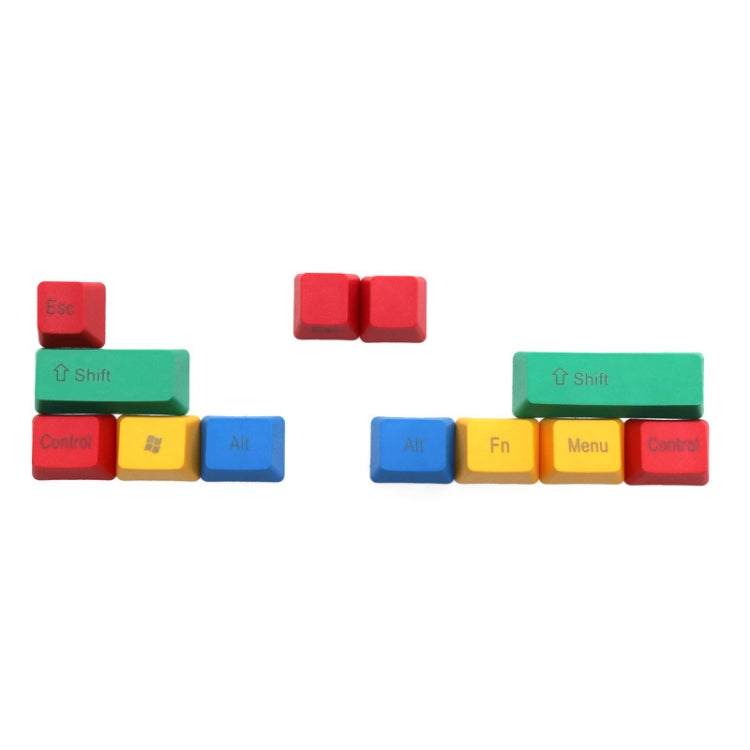 Copritasti PBT per tastiera meccanica RGBY, Front Letter, Side Letter, No Letter