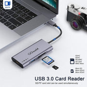 Adattatore HUB di estensione USB 3.0 TYPE-C multifunzione QGeeM 7 in 1, QG-UH07-3(7 In 1)