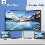 Adattatore HUB di estensione USB 3.0 TYPE-C multifunzione QGeeM 7 in 1, QG-UH07-3(7 In 1)