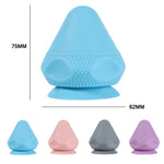 Sfera per massaggio muscolare con membrana muscolare in silicone a ventosa, 1 Grey, 2 Blue, 2 Pink, 2 Purple