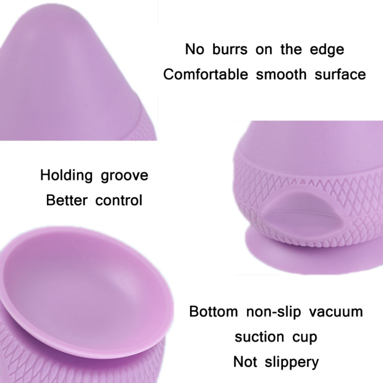 Sfera per massaggio muscolare con membrana muscolare in silicone a ventosa, 1 Grey, 2 Blue, 2 Pink, 2 Purple