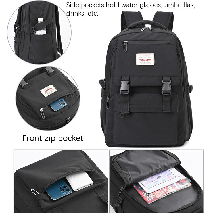 Borsa semplice per uomini e donne di grande capacità, 660 Black, 660 Blue, 660 Pink, 660 Green, 660 Dark Red