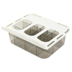 Scatola portaoggetti per calzini per biancheria intima tipo cassetto dell'armadio domestico, With Partition (Transparent Grey), Without Partition (Transparent Grey), With Partition (Transparent), Without Partition (Transparent )