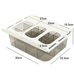Scatola portaoggetti per calzini per biancheria intima tipo cassetto dell'armadio domestico, With Partition (Transparent Grey), Without Partition (Transparent Grey), With Partition (Transparent), Without Partition (Transparent )