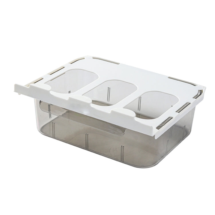 Scatola portaoggetti per calzini per biancheria intima tipo cassetto dell'armadio domestico, With Partition (Transparent Grey), Without Partition (Transparent Grey), With Partition (Transparent), Without Partition (Transparent )