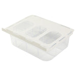 Scatola portaoggetti per calzini per biancheria intima tipo cassetto dell'armadio domestico, With Partition (Transparent Grey), Without Partition (Transparent Grey), With Partition (Transparent), Without Partition (Transparent )