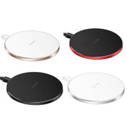 Caricabatterie wireless rotondo 15W in metallo