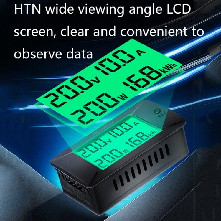 Tester digitale DC Peacefair PZEM-025 300A 300V