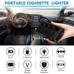 TR24 3 in 1 caricabatteria interruttore indipendente accendisigari per auto, TR24 (Black), TR24 (Black Red)