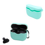 Custodia protettiva in silicone per auricolari Bluetooth da 2 pezzi con gancio per Sony WF-1000XM3, White, Pink, Mint Green, Transparent, Green, Lavender Purple