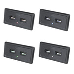 12V24V Route Bus Caricatore per auto con doppio ingresso di ricarica USB