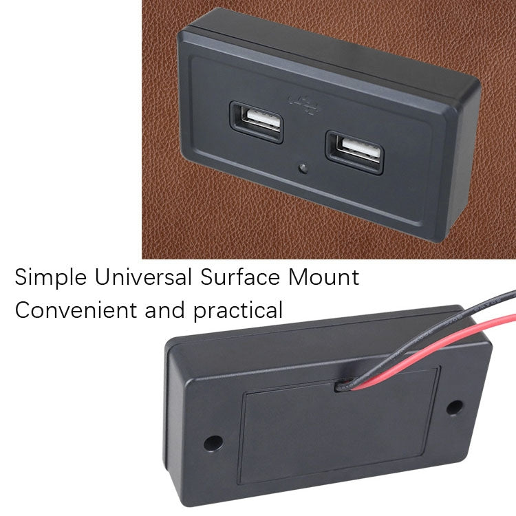 12V24V Route Bus Caricatore per auto con doppio ingresso di ricarica USB