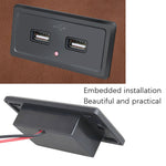 12V24V Route Bus Caricatore per auto con doppio ingresso di ricarica USB