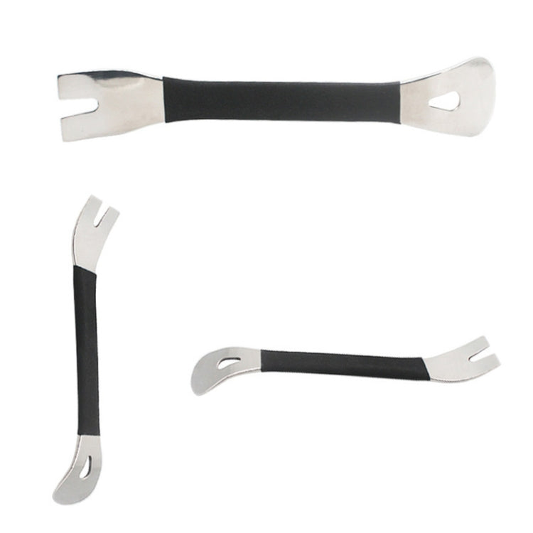 2 pezzi per auto in acciaio inossidabile con pannello per porta di navigazione audio piede di porco, 2 PCS Stainless Steel