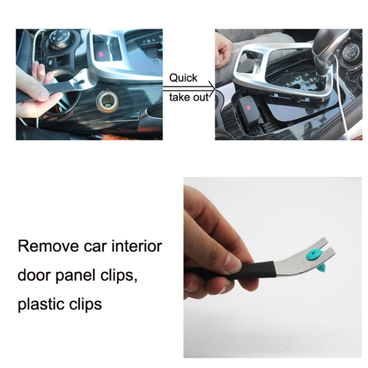 2 pezzi per auto in acciaio inossidabile con pannello per porta di navigazione audio piede di porco, 2 PCS Stainless Steel