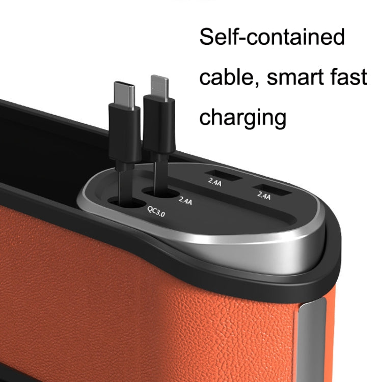 Scatola portaoggetti multifunzionale per seggiolino auto, stile:, USB With Wireless Charge Type, USB Without Wireless Charge Type, Storage Type