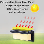 Lampada da parete solare 10W impermeabile IP65 per esterni
