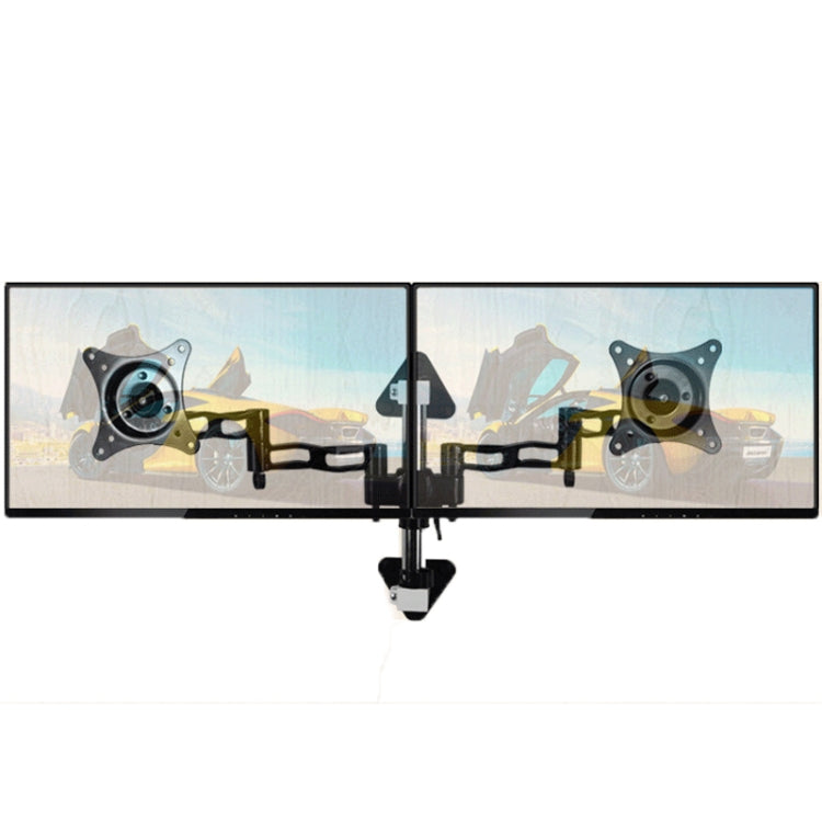 Gibbon Mounts D08W-300 Staffa per monitor Staffa da parete a doppio schermo Staffa per computer di giunzione