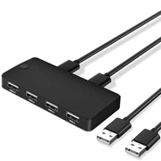 HUB USB 2.0 multifunzionale 2 in 4 out