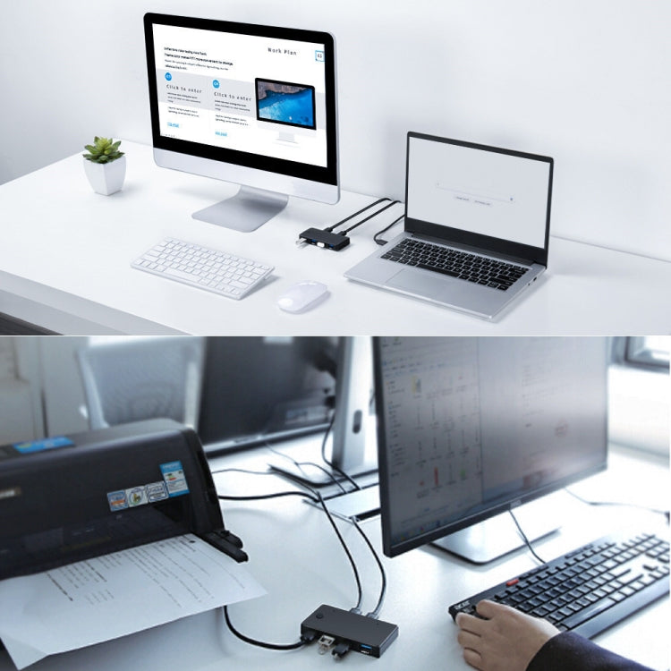 HUB USB 2.0 multifunzionale 2 in 4 out