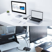HUB USB 2.0 multifunzionale 2 in 4 out