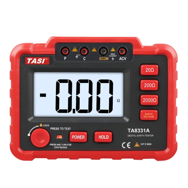 TASI TA8331A Tester di resistenza di terra Misuratore di resistenza di terra digitale ad alta precisione, TASI TA8331A