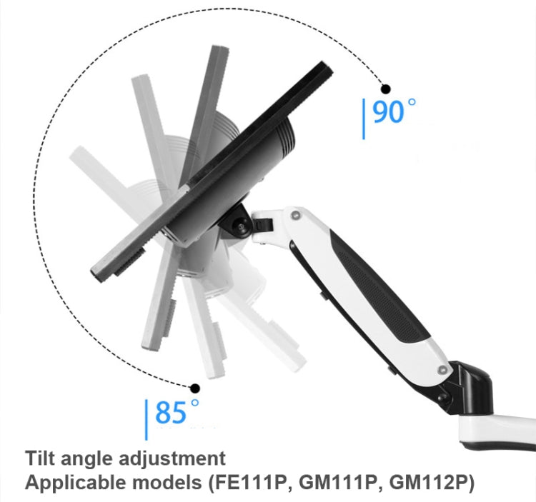 Gibbon monta la staffa di sollevamento e rotazione del monitor del computer Staffa per guida di scorrimento, modello:, FE110P, FE111P, GM111P, GM112P