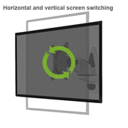Gibbon Mounts FE110W Staffa girevole universale per montaggio a parete per monitor per computer