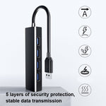 Convertitore HUB 4 porte USB 2.0, lunghezza cavo: 15 cm, stile:, Without Light Bar, With Light Bar Black, With Light Bar White