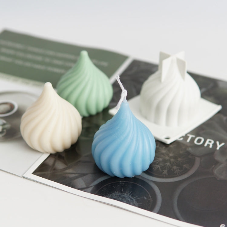 Stampo per candela fai-da-te a forma di testa di cipolla grande da 2 pezzi, DIY Candle Mold