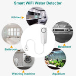 Allarme perdite d'acqua WiFi con sensore remoto e app