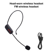 Microfono FM wireless con auricolare e amplificatore
