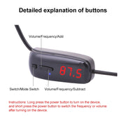 Microfono FM wireless con auricolare e amplificatore