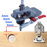 Cerniera da 35 mm con foro aperto per porta dell'armadio, cerniera imballata, 6 PCS / Set Hinge Open Hole