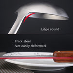 Attrezzatura da cucina per la casa con manico in legno in acciaio inossidabile 304, stile:, Fried Spatula, Soup Spoon, Slotted Shovel, Slotted Spoon