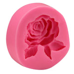 Stampo in silicone per sapone fatto a mano con fiore rosa grande da 2 pezzi, Big Rose Mold