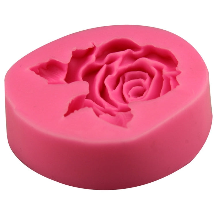 Stampo in silicone per sapone fatto a mano con fiore rosa grande da 2 pezzi, Big Rose Mold