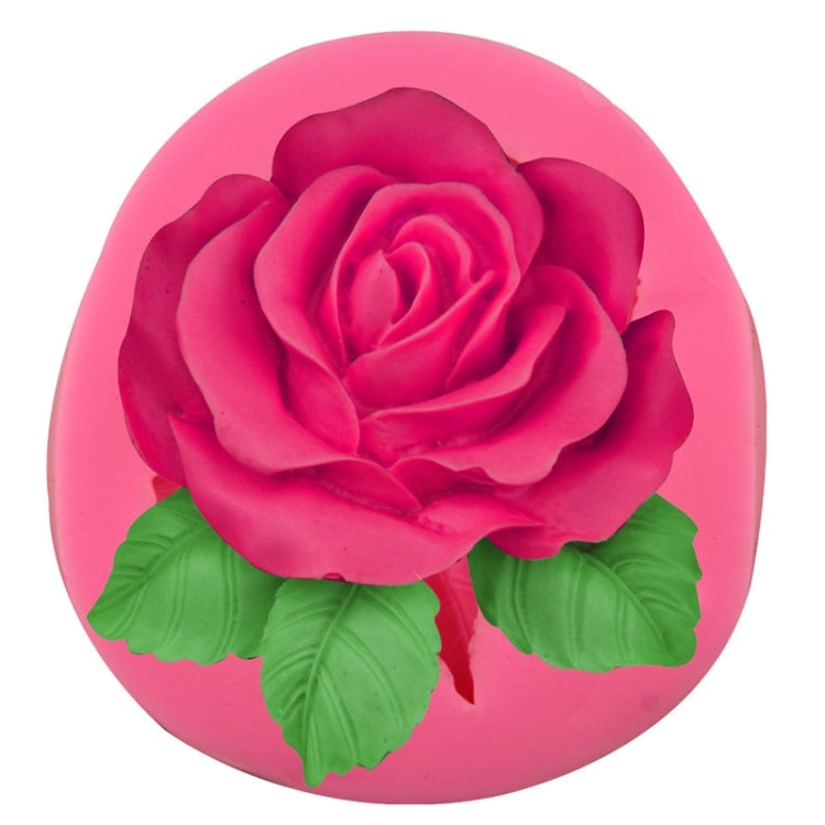Stampo in silicone per sapone fatto a mano con fiore rosa grande da 2 pezzi, Big Rose Mold