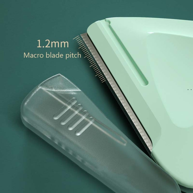 Tagliacapelli triangolare piccolo da 2 pz/scatola, 2 PCS Purple + Green