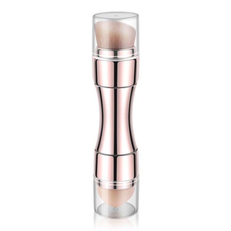 Pennello trucco retrattile 4 in 1 in metallo 13 cm