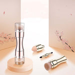 Pennello per trucco in metallo retrattile 4 in 1
