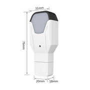 2 PCS IR18 Telecomando vocale intelligente multifunzionale a infrarossi WiFi con funzione di luce notturna