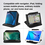 Supporto per tablet per telefono antiriflesso per parasole per auto compatibile con telefoni con schermo pieghevole, DP-PHS586