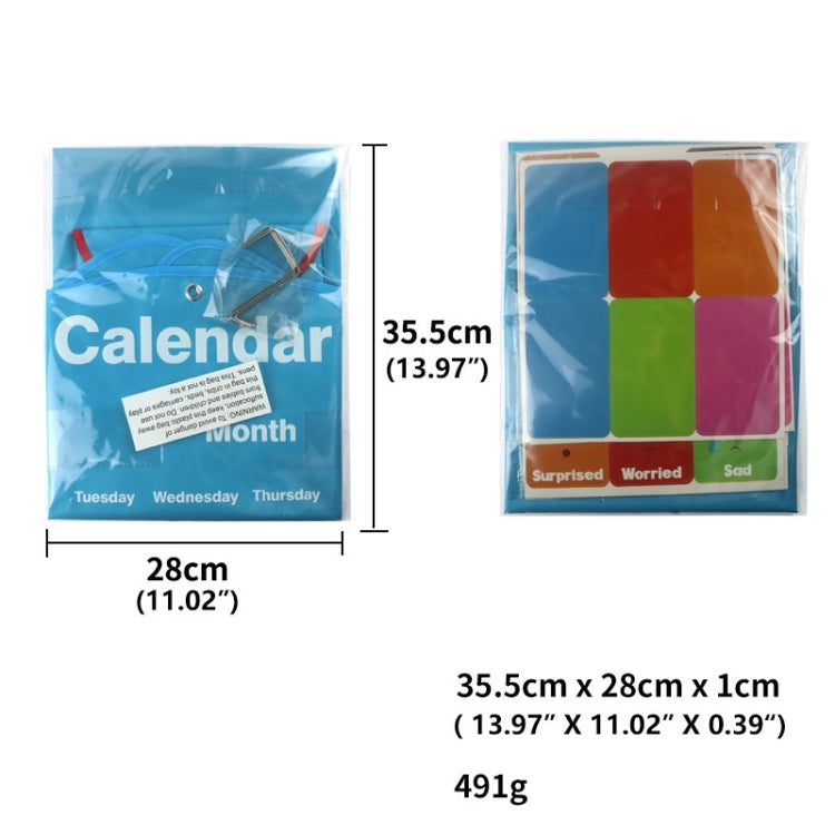 Borsa da appendere per calendario con testa di gatto, Cat Head Calendar