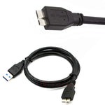 Cavo dati USB 3.0 maschio a micro USB HDD per HDD mobile esterno, lunghezza cavo: 1,8 m