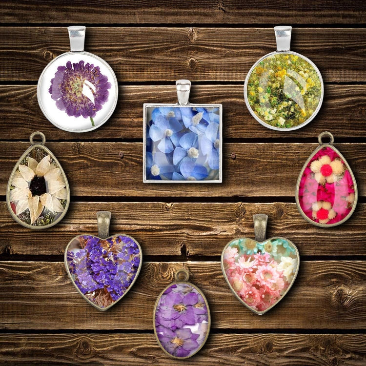 129 in 1 set di stampi in silicone per resina epossidica con ciondolo collana gemma tempo, Necklace Mold Set