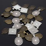 129 in 1 set di stampi in silicone per resina epossidica con ciondolo collana gemma tempo, Necklace Mold Set
