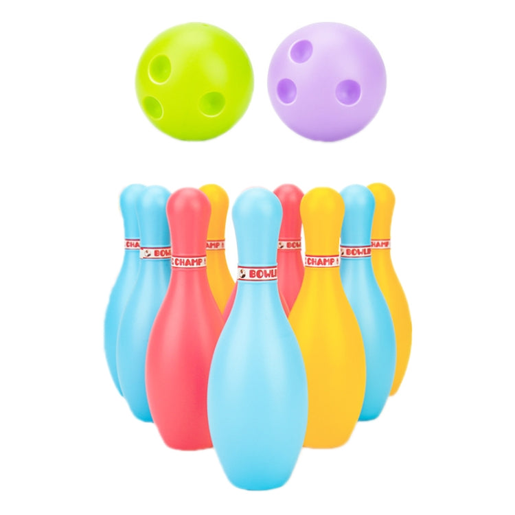 Set 3 giocattoli bowling in plastica per bambini